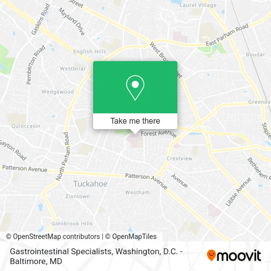 Mapa de Gastrointestinal Specialists