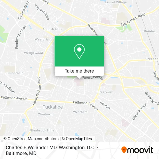 Mapa de Charles E Welander MD