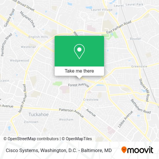 Cisco Systems map