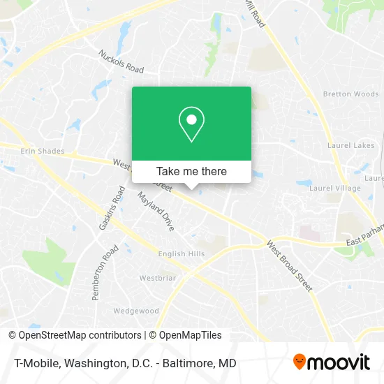 T-Mobile map