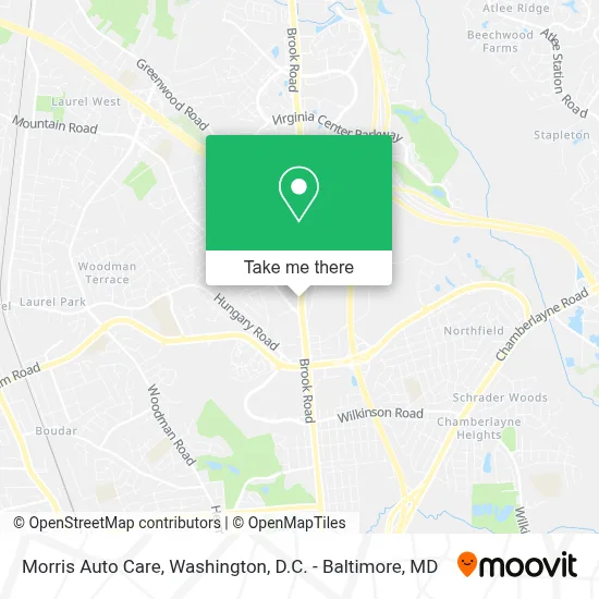 Morris Auto Care map
