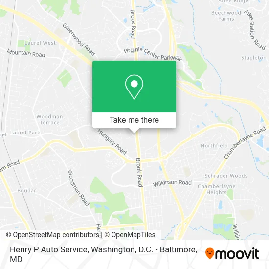 Henry P Auto Service map