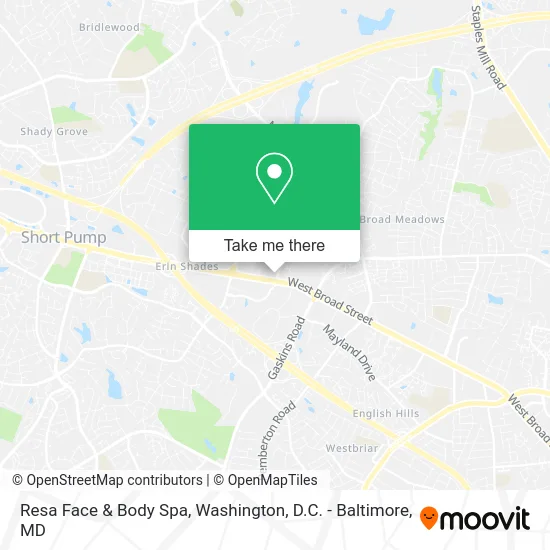 Resa Face & Body Spa map