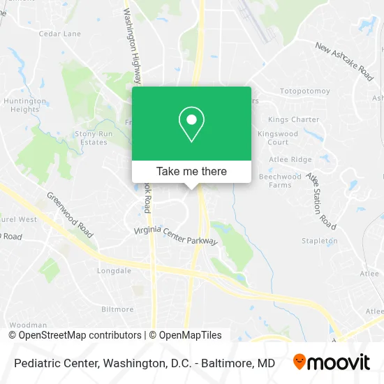 Pediatric Center map