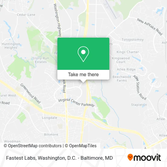 Fastest Labs map