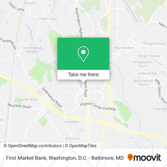 First Market Bank map