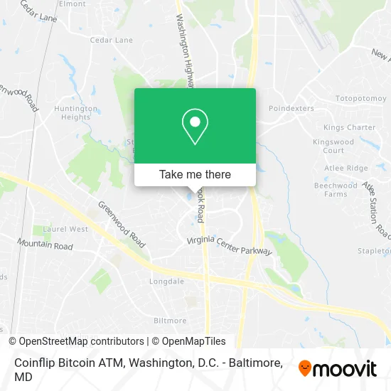 Coinflip Bitcoin ATM map