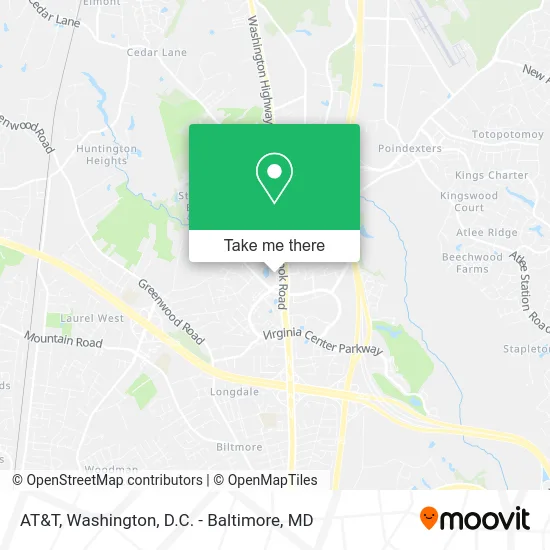 AT&T map