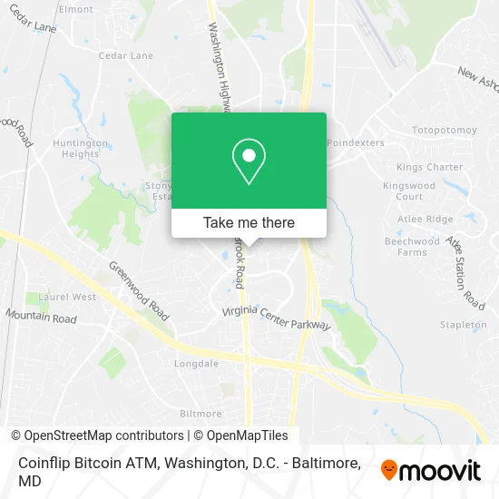 Coinflip Bitcoin ATM map