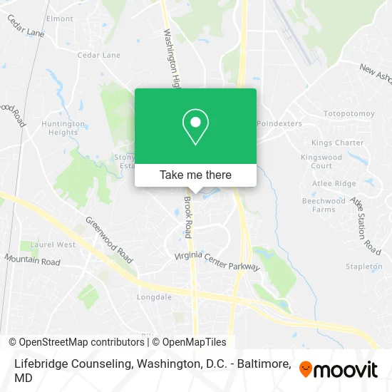 Lifebridge Counseling map