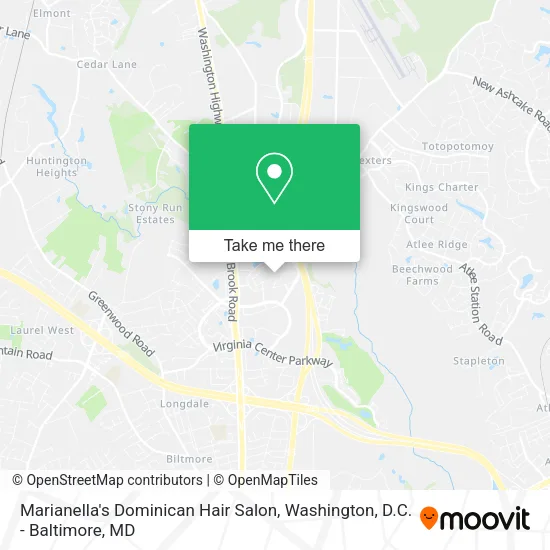 Marianella's Dominican Hair Salon map