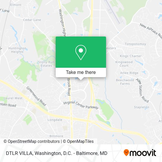 DTLR VILLA map