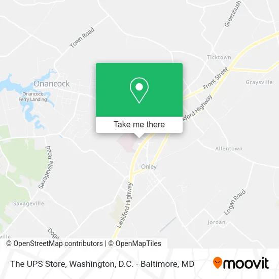 Mapa de The UPS Store