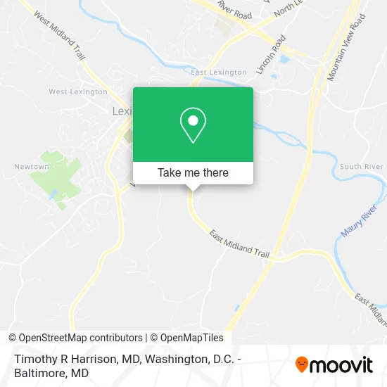 Timothy R Harrison, MD map