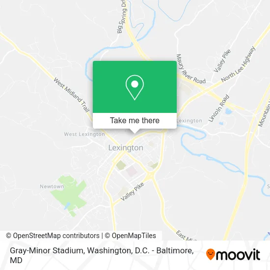 Mapa de Gray-Minor Stadium