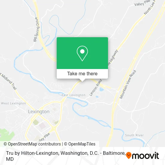 Mapa de Tru by Hilton-Lexington