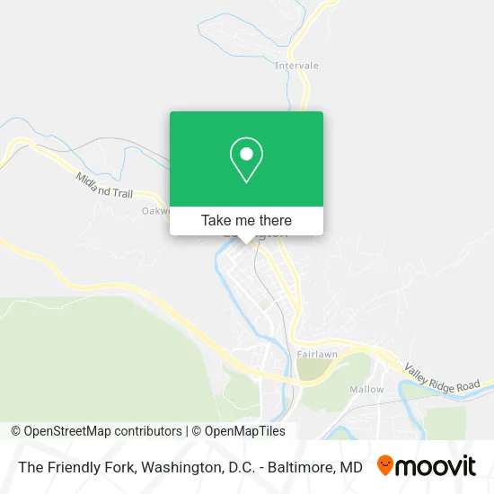 Mapa de The Friendly Fork