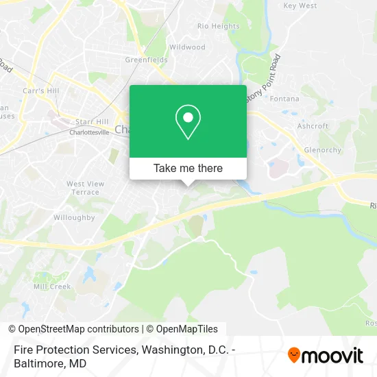 Mapa de Fire Protection Services