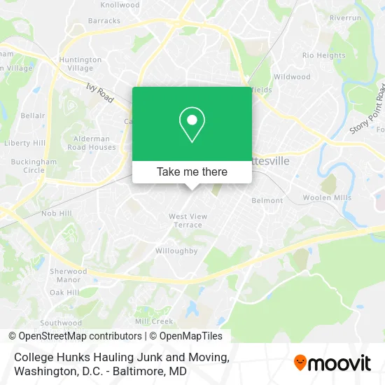 Mapa de College Hunks Hauling Junk and Moving