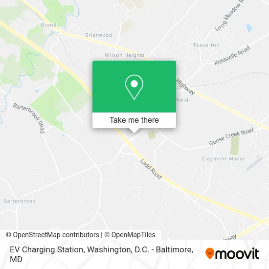 EV Charging Station map