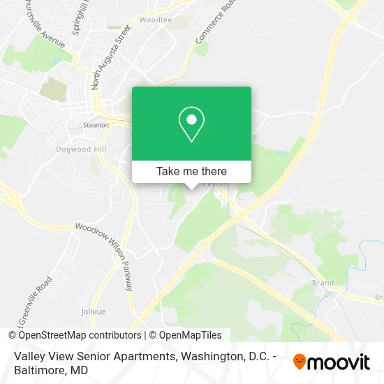 Valley View Senior Apartments map