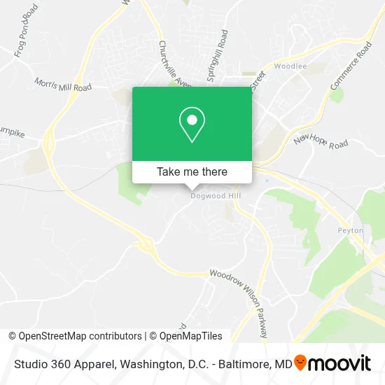 Studio 360 Apparel map