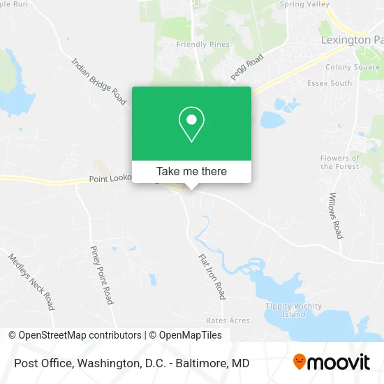 Post Office map