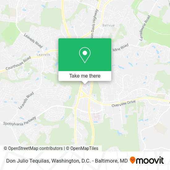 Don Julio Tequilas map