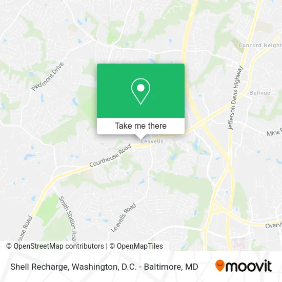 Shell Recharge map