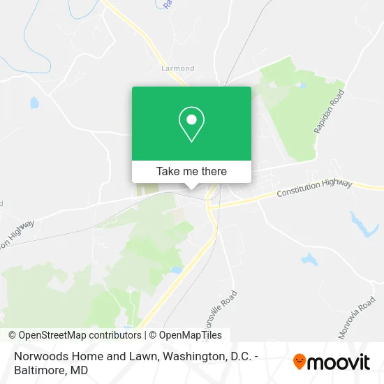 Norwoods Home and Lawn map