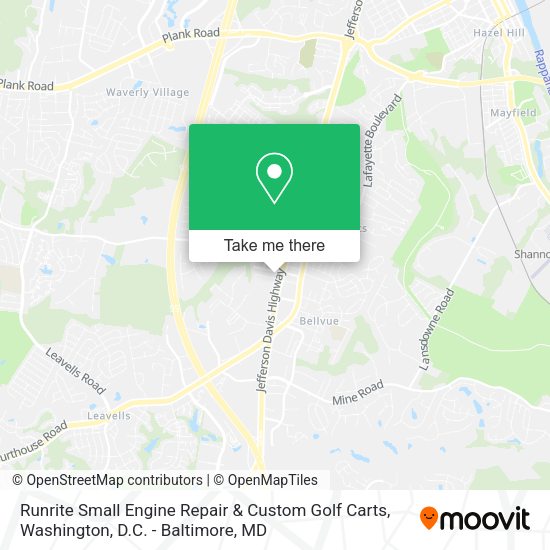 Runrite Small Engine Repair & Custom Golf Carts map
