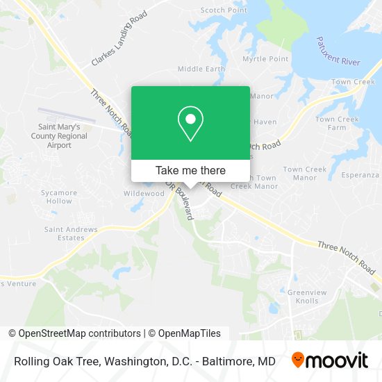 Rolling Oak Tree map
