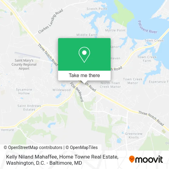 Mapa de Kelly Niland Mahaffee, Home Towne Real Estate
