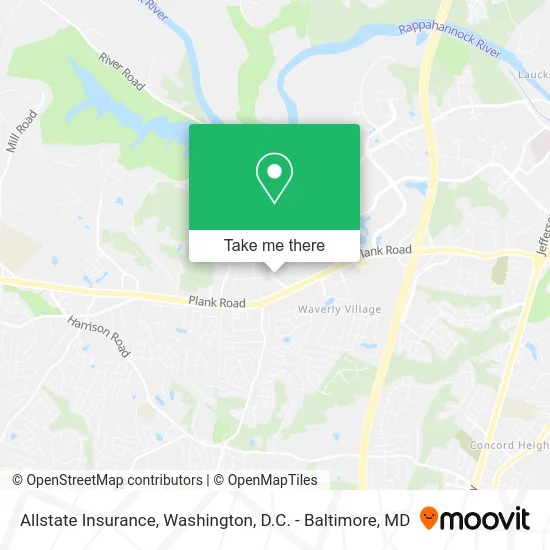 Allstate Insurance map