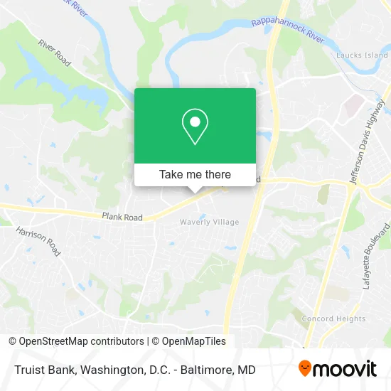 Truist Bank map