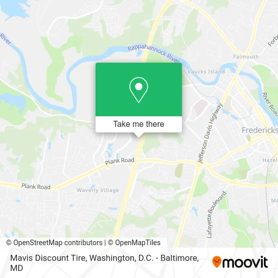 Mavis Discount Tire map
