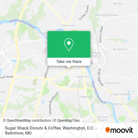 Sugar Shack Donuts & Coffee map