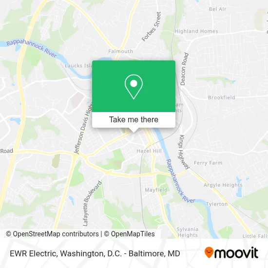 EWR Electric map