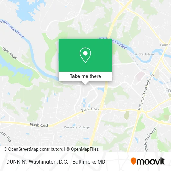 DUNKIN' map