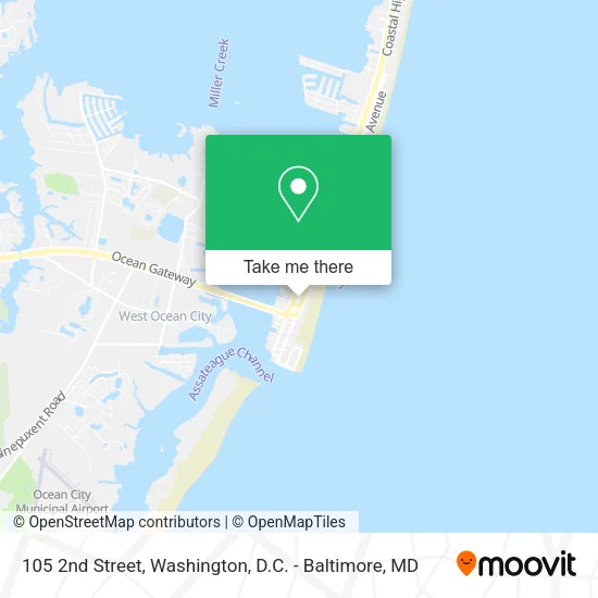 105 2nd Street map