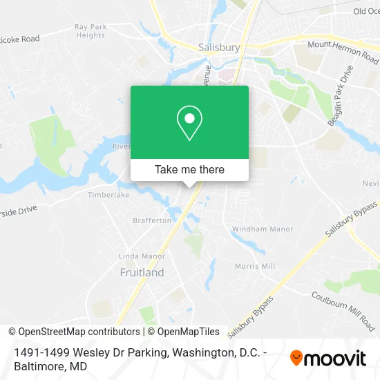 1491-1499 Wesley Dr Parking map