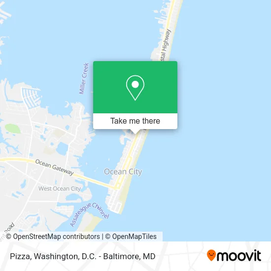 Pizza map