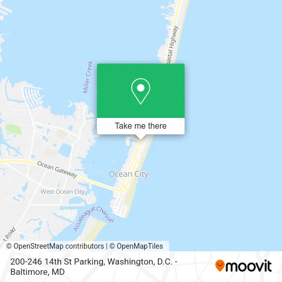 200-246 14th St Parking map