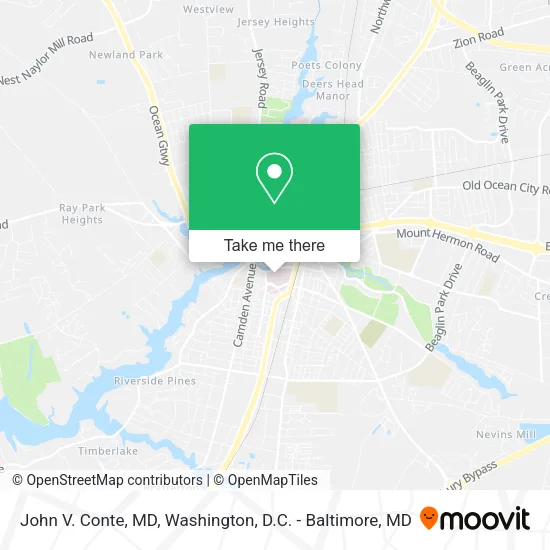 Mapa de John V. Conte, MD