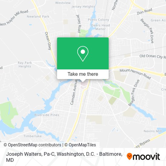 Joseph Walters, Pa-C map