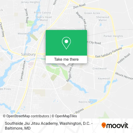 Mapa de Southside Jiu Jitsu Academy
