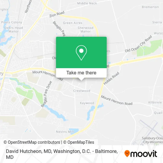 David Hutcheon, MD map