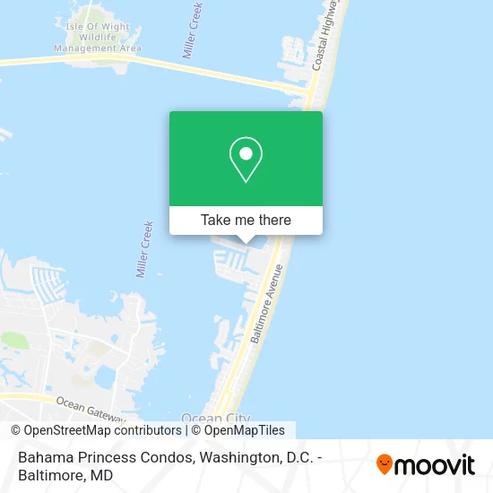 Bahama Princess Condos map