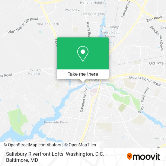 Salisbury Riverfront Lofts map