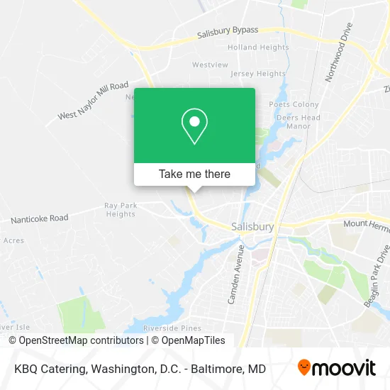 KBQ Catering map